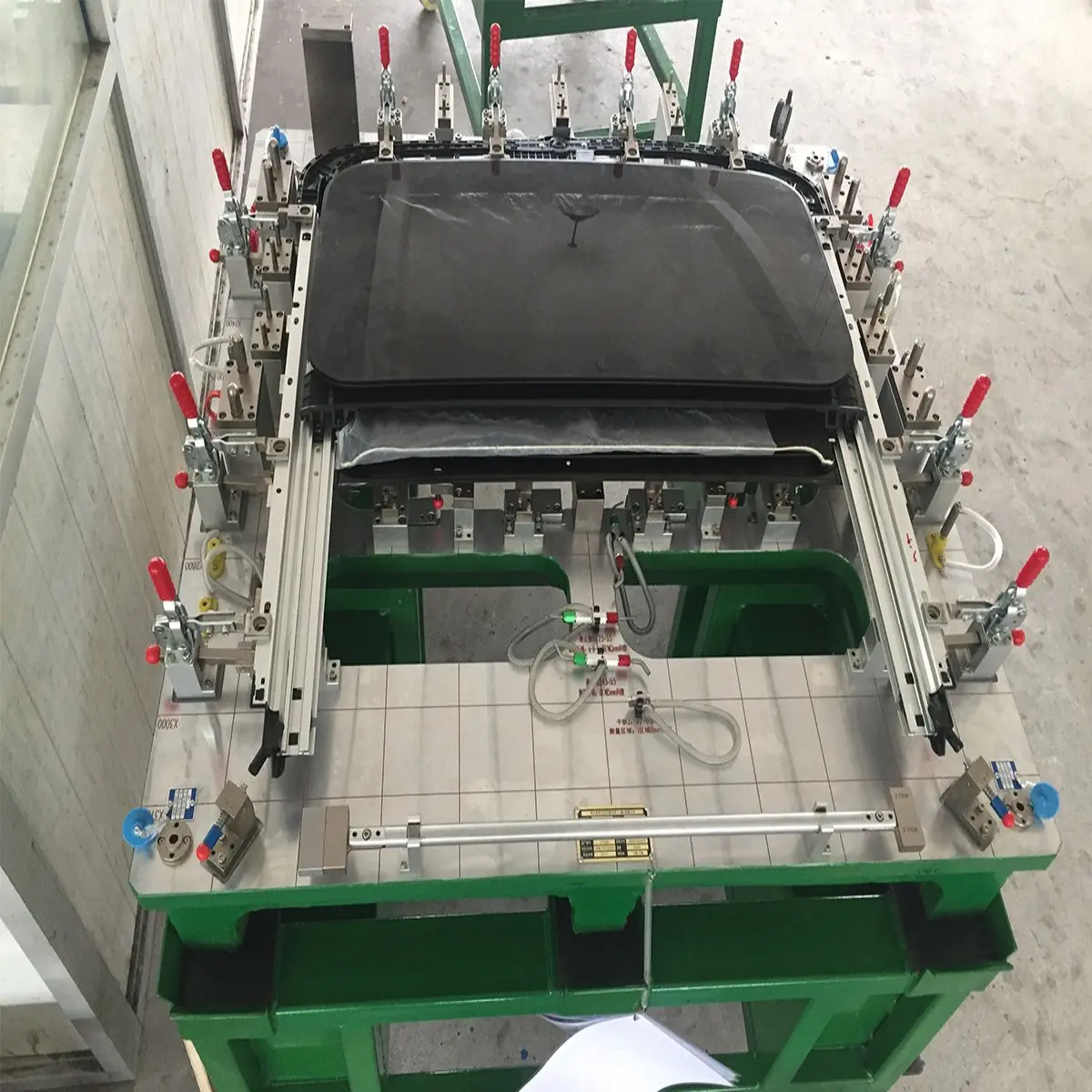 Checking fixture automotive sunroof glass inspection tools