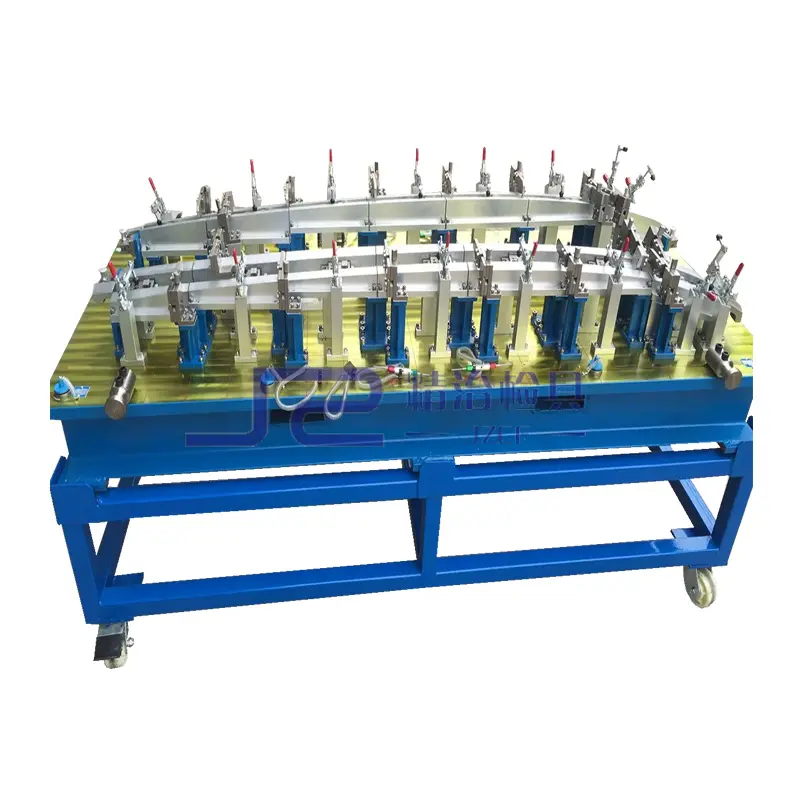 Checking fixture water cut seal strip characteristic line detection