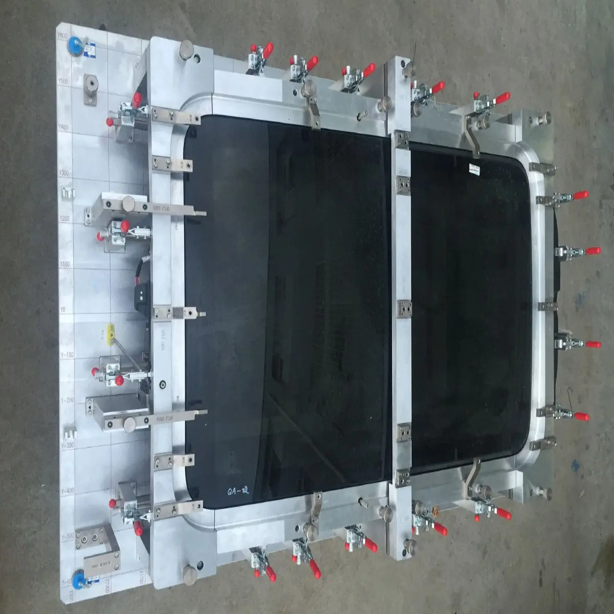 Checking fixture automotive sunroof glass inspection tools