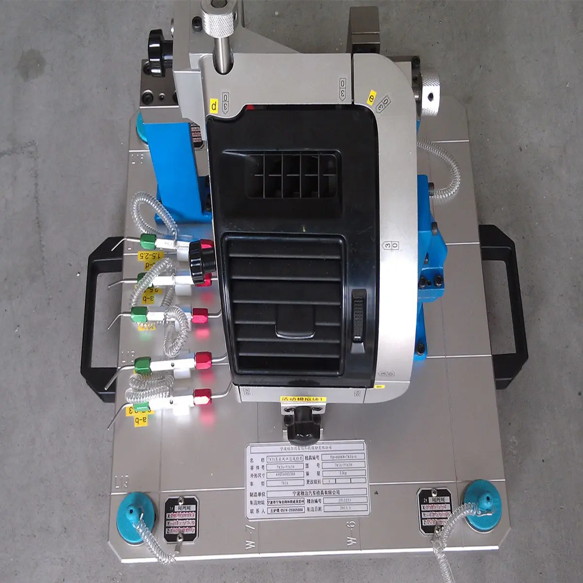 Checking fixture air outlet tester is used to detect the air outlet of car air conditioner