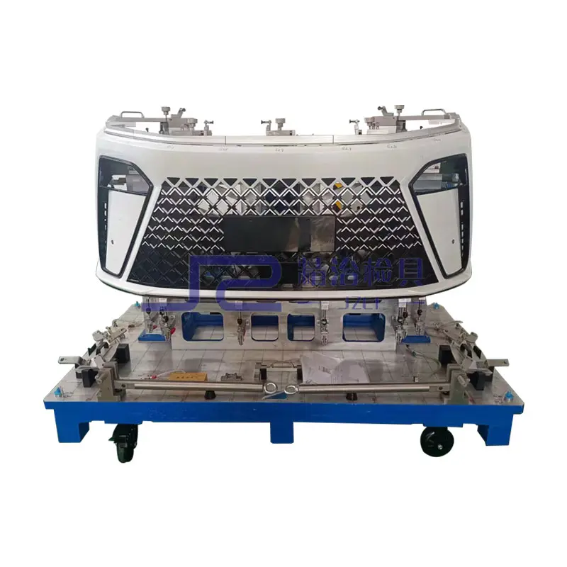 Checking fixture car front and rear bumper detection tools